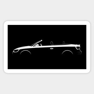 Audi A3 Cabriolet (8V) Silhouette Sticker
